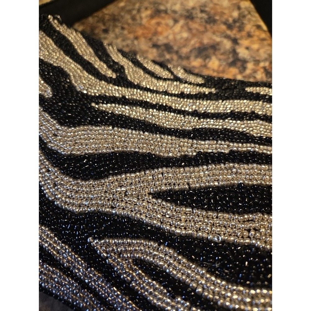 Fully Beaded Studio 12 Zebra Purse, Night Out With The Girls, Vacation, Cruise - Picture 4 of 8